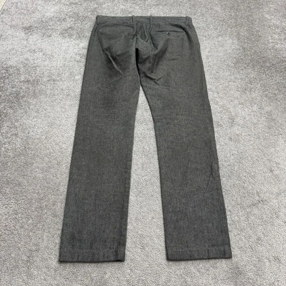 J.Crew 484 Slim Fit Stretch Chino Pants Men 34x34 Gray Cotton Straight Preppy